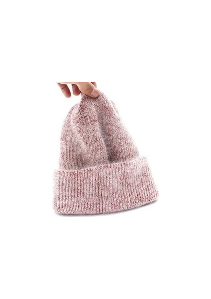 Kış Şapka Gerçek Tavşan Kürk Kış Şapkalar Kadınlar Için Moda Sıcak Beanie Şapka Kadınlar Katı Yetişkin Kapak Kafa Kap | Bayan Skullies Ve;kasket (Yurt Dışından)