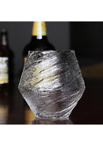 Japon Çekiç Kupası Kokteyl Cam Viski Çay Kahve Su Brendi Vodka Kupa Elmas Kristal Cam Bardak Şeffaf Atış Gözlük | Buğday Bira Cam (Yurt Dışından)