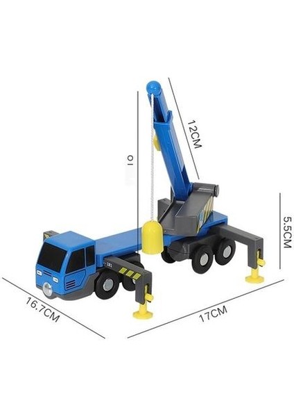 Boom Kaldırma Vinç Oyuncak Plastik Geri Çekilebilir Aztici El Itme Mühendisliği Kamyon Tahta Tren ile Uyumlu Çocuk Hediye | Diecasts & Amp;oyuncak Araçlar (Yurt Dışından)