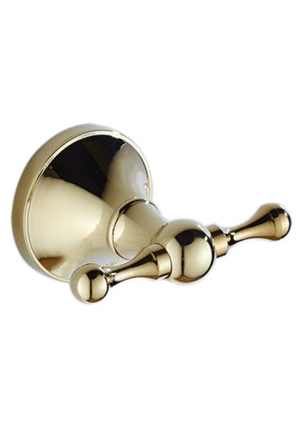 Altın Ceket Kanca Siyah Pirinç Çift Vintage Bronz Krom Antika Banyo Duvar Kanca Askı Havlu Banyo Robe Kanca Beyaz | Robe Hooks (Yurt Dışından)