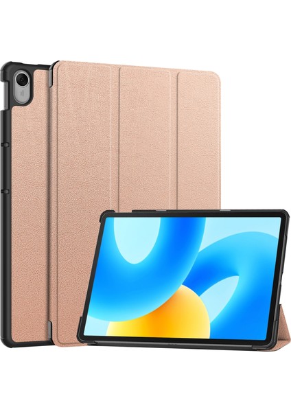 Huawei Matepad 11.5 2023 Rose Gold Için 3 Katlı Tutucu Tablet Kılıfı (Yurt Dışından)