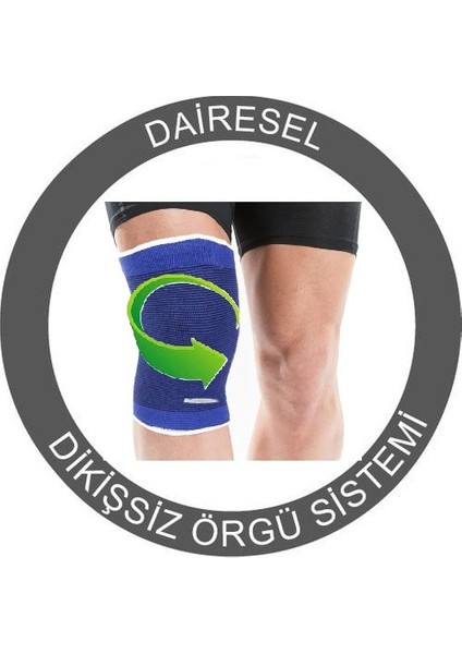 Fitness Tenis Basketbol Ortopedik Spor Outdoor Antrenman Örme Dizlik 2'li Paket indirimleri