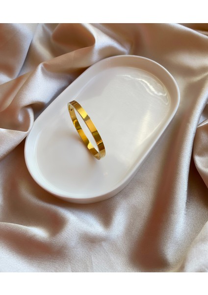 Düz Gold Çelik Kelepçe Bileklik fiyatları