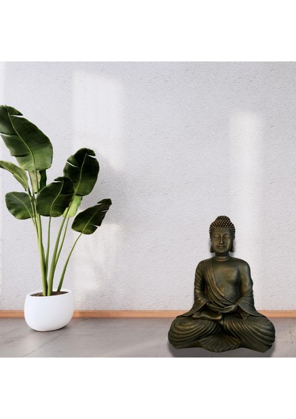 Buda Heykeli 40 cm Lik | El Yapımı Tasarım Büyük Buda Heykeli fiyatları