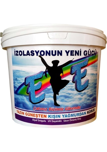 Efe Renkli Su Yalıtım Boyası 15 Kg - Gri