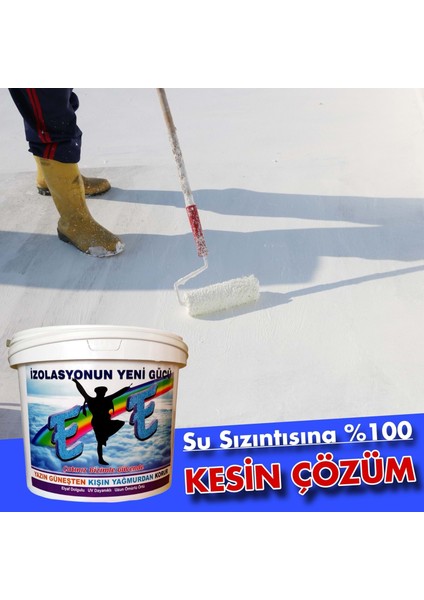 Efe Renkli Su Yalıtım Boyası 15 Kg - Gri