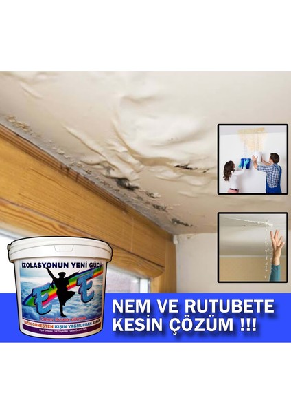 Efe Renkli Su Yalıtım Boyası 15 Kg - Gri