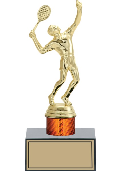 Tenis Erkek Figürlü Kupa-Okul Kupası-Ödül Kupası-Turnuva Kupası 22 cm