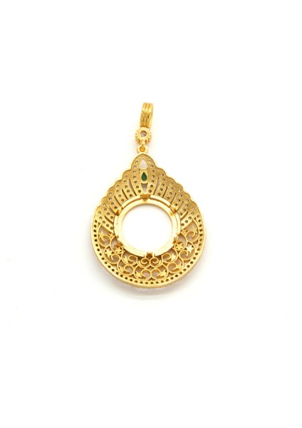 Çeyrek Altın Çerçeveli Kolye Ucu Altın Kaplama TGR-692 fiyatları