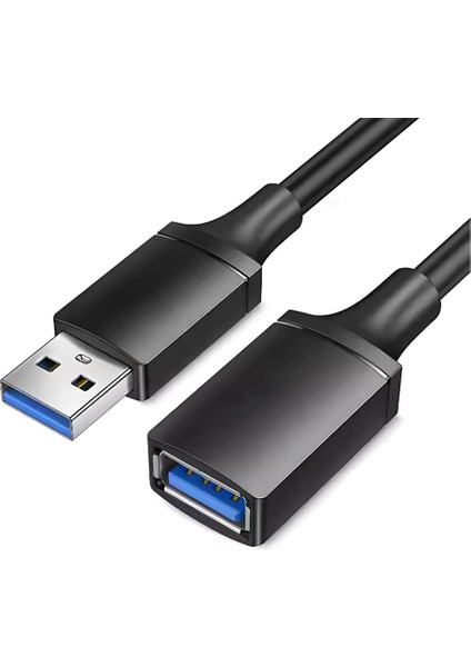 Jasoz 1mt USB Uzatma Kablosu Dişi Erkek Uzatma Kablosu Usb3.0 Male To Usb3.0 Veri Aktarım Kablosu