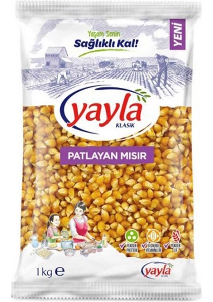 1 kg Patlayan Mısır Paket (6 Adet)