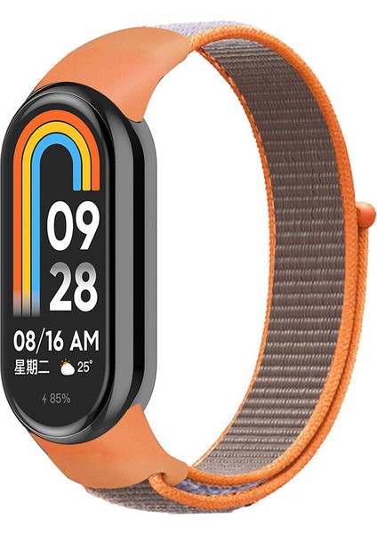 Xiaomi Mi Band 9 Krd - 03 Hasır Kordon - Turuncu