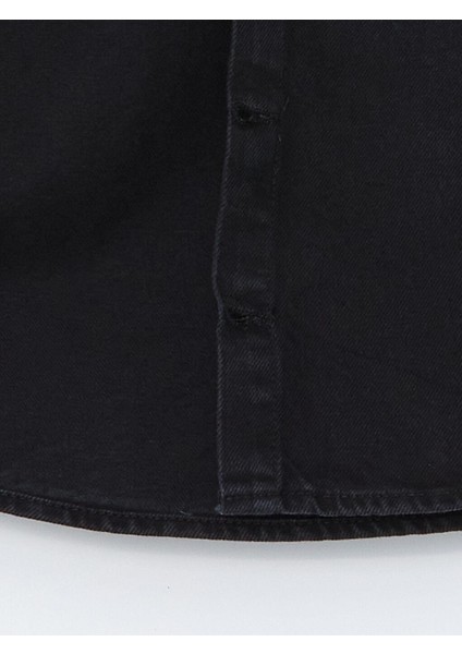 Siyah Kapüşonlu Erkek Çocuk Jean Ceket modelleri