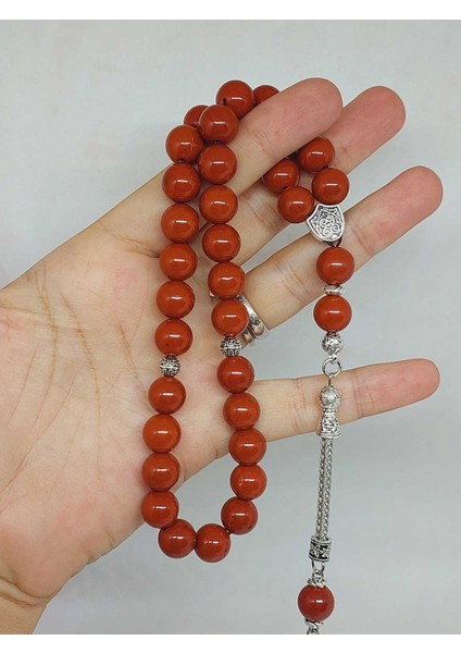 Jasper Taşı Kırmızı 33LÜK Tesbih 10MM (9790) indirimleri