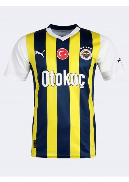 Fenerbahçe 2023/2024 -5 Yıldız Çubuklu Isimsiz Yetişkin Forması EMR-0967