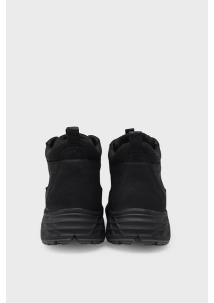 BUL-250058 Siyah Nubuk Erkek Bağlı Yarım Bot modelleri