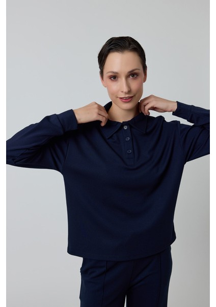 Polo Yaka Sweatshirt 082