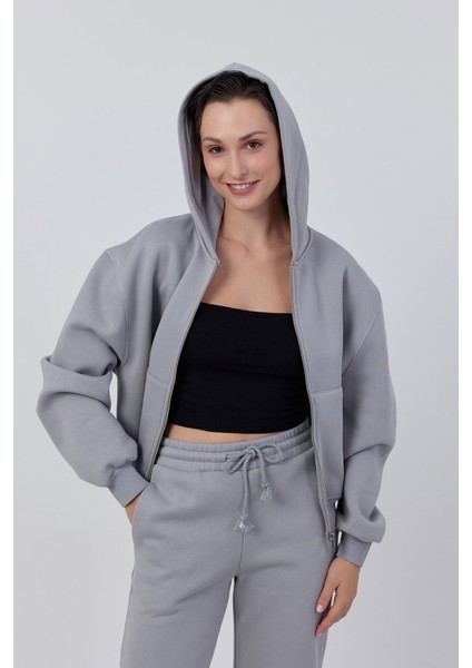 Fermuarlı Basic Ziphoodie 078