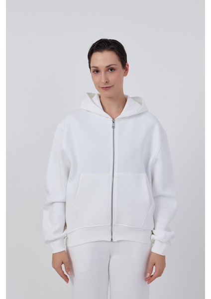 Fermuarlı Basic Ziphoodie 078