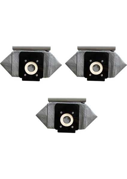 3x Ev Elektrikli Süpürge Aksesuarları Çöp Torbaları Yıkanabilir Dokunmamış Çanta Toz Torbası (Yurt Dışından)