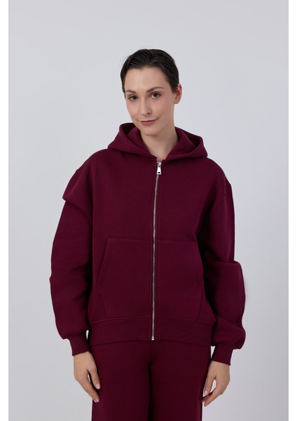 Fermuarlı Basic Ziphoodie 078