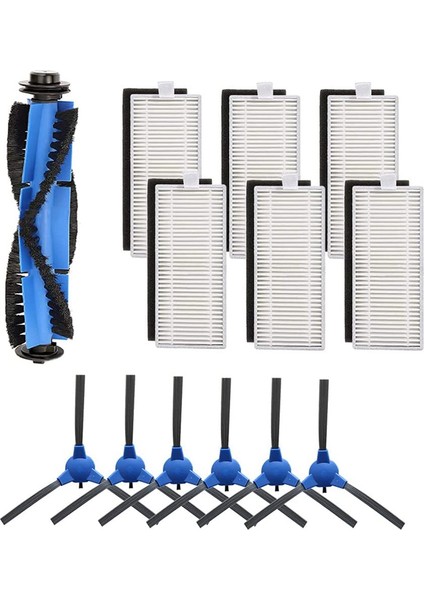 Robovac 11S 15C 30C 35C Yedek Parça Elektrikli Süpürge Yedek Kiti Rulo Fırça Hepa Filtre Aksesuarları (Yurt Dışından)