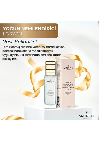 Aydınlatıcı, Besleyici, Sıkılaştırıcı Vücut ve Cilt Için Yoğun Nemlendirici Losyon 100 ml