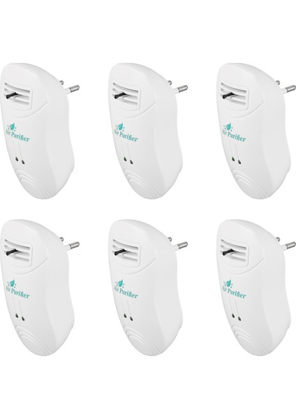6x Ionizer Hava Temizleme Cihazı Ev Için Negatif Iyon Jeneratörü Hava Temizleyici Formaldehit Duman Toz Arıtma Ab Tak Kaldırmak (Yurt Dışından)