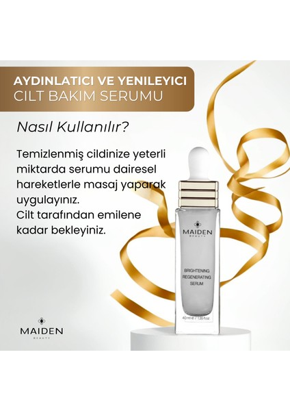 Aydınlatıcı, Cilt Tonu Eşitleme, Nemlendirici Niacinamide Cilt Bakım Serum 40 ml