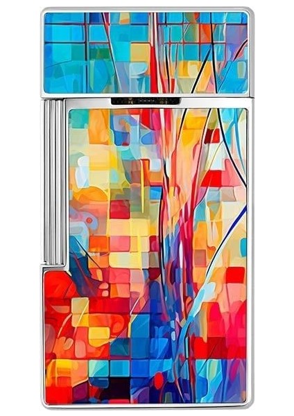 Biggy Lacquered Graffity Çok Renkli Puro Çakmağı 25024