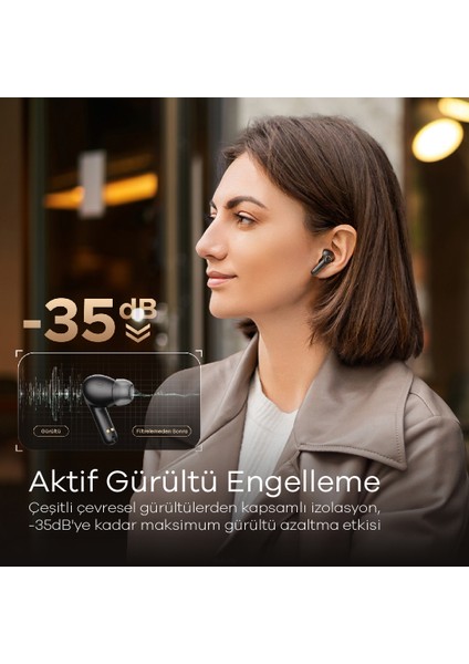 T3 Pro Anc Özellikli Bluetooth 5.2  Bluetooth Kulaklık