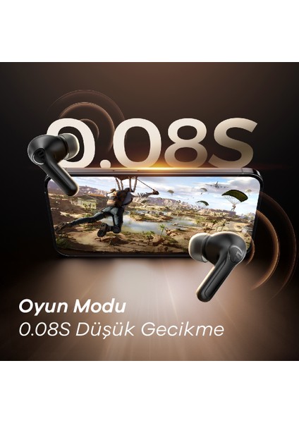 T3 Pro Anc Özellikli Bluetooth 5.2  Bluetooth Kulaklık