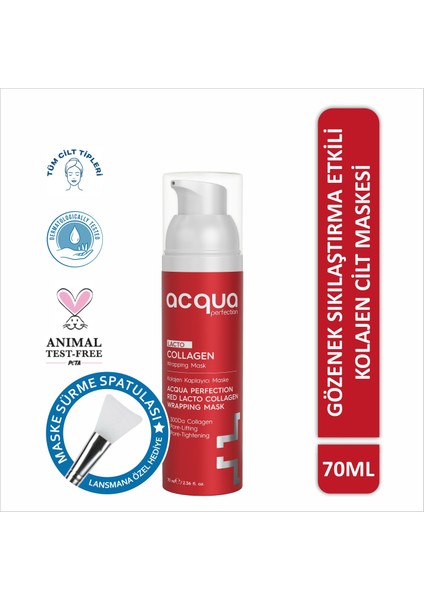 Collagen Wrapping Mask Kolajen Soyulabilen Cilt Bakım Maskesi 70 ml