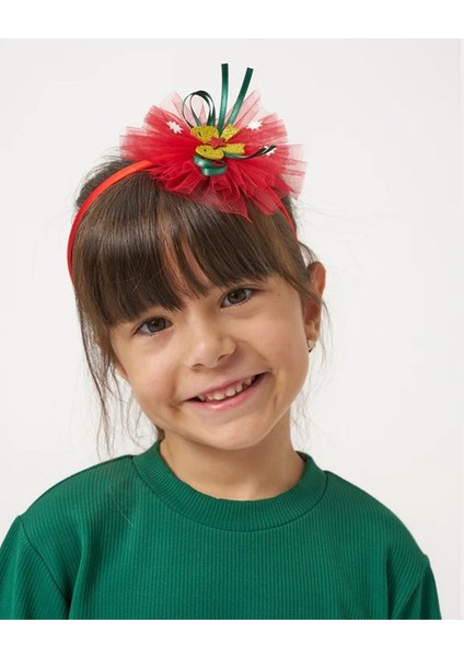 Yılbaşı Fiyonk Detaylı Taçlı Kız Çocuk Elbise modelleri