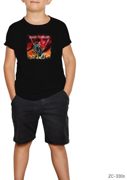 Iron Maiden Turk Siyah Çocuk Tişört