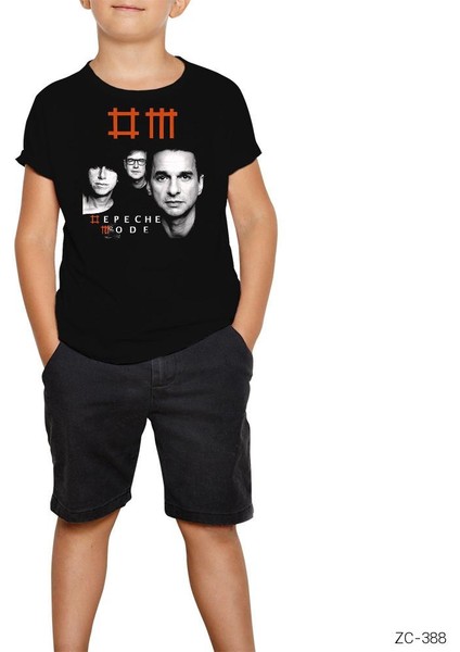Depeche Mode Group Siyah Çocuk Tişört