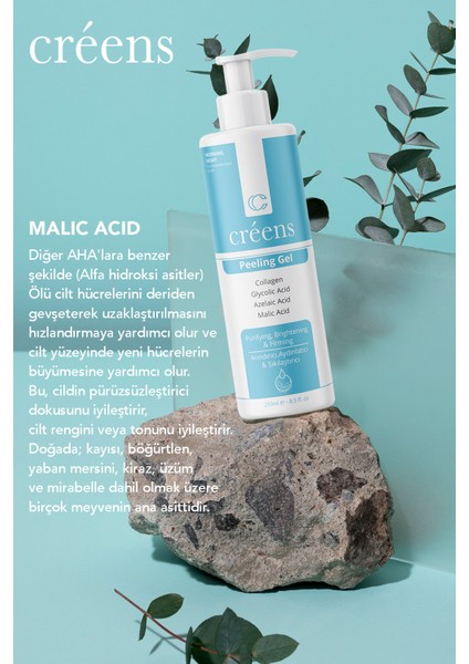 Peeling Kolajen Yüz ve Vücut Jeli Arındırıcı, Aydınlatıcı 250 ml