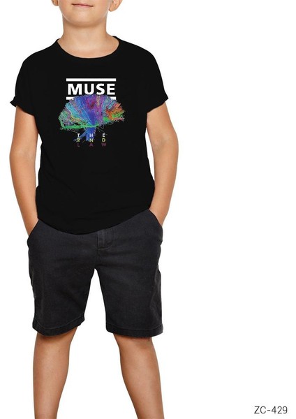 Muse The 2nd Law Siyah Çocuk Tişört