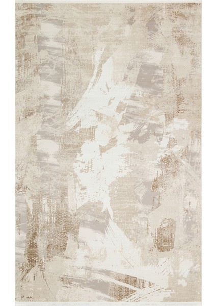 Padona PDN06 Beıge Grey Extra Yumuşak Dokulu Sık Dokuma Modern Desenlere Sahip Salon Halısı