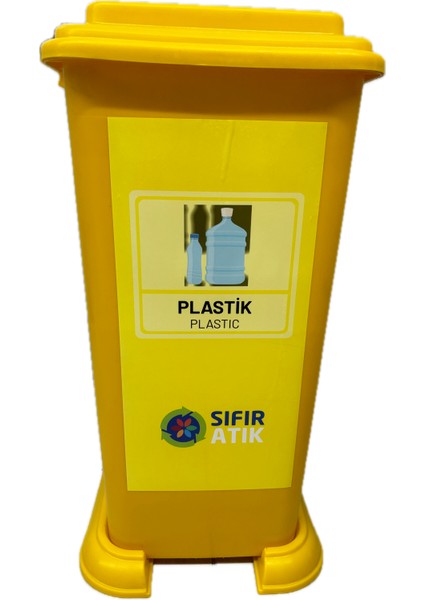 Sıfır Atık Kutusu Plastik Için Geri Dönüşüm Kutusu 70 Lt Sıfır Atık Yönetmeliğine Uygun