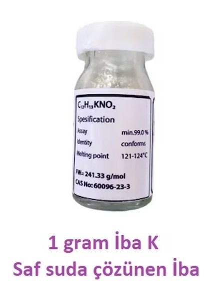 Meyve ve Süs Ağaçlar Çelik Köklendirme Indol 1 gr Kalem ile Çoğaltmak Için Iba K Hormon