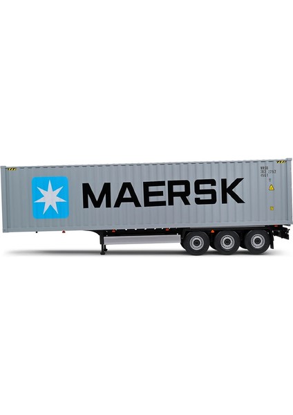 2023 Scania 580S + Maersk Container Trailer 80 cm - Ölçek : 1/24