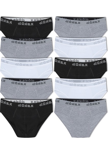 10'lu Pamuklu Slip Erkek Külot