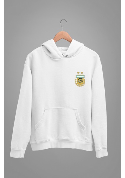 Diego Maradona Sırt 10 Numara Milli Takım Forma Baskılı Kapüşonlu Sweatshirt