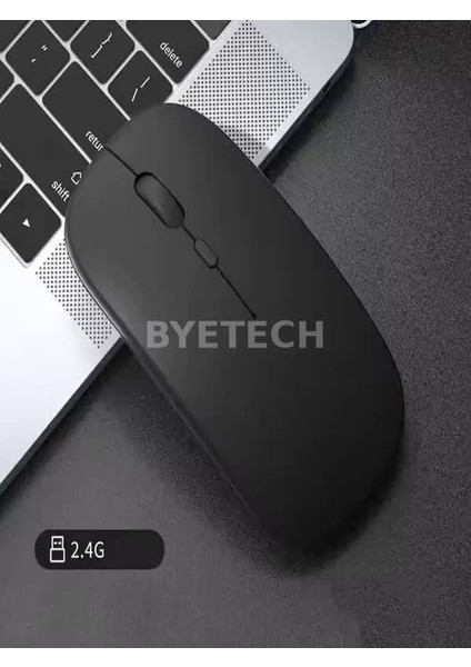 Kablosuz, Pilli, Bluetooth, Ultra Slim Led, 2.4 GHZ,2400 Dpı, Sessiz,gecikmesiz, Oyuna Uygun Mouse