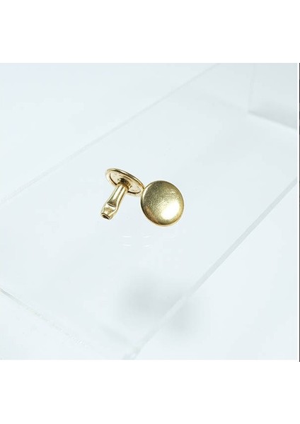 KLİNKSHOP Rivet 9 mm Gold renk Malzeme Paketi Çanta, Cüzdan, Kemer, Kot Pantolon için 100 Adet (Takım) - Paslanmaz Pirinç