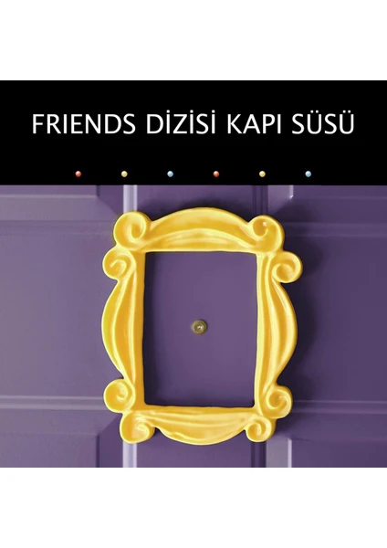 Minyatür Bahçem Friends Dizi Monica Kapı Çerçevesi Kapı Süsü 15 cm