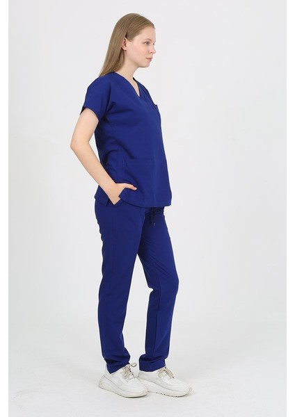 Daisy V Yaka Saks Unisex Uniforma (Likralı) Xs - Takım - Hayır İsim Yazılmasın modelleri