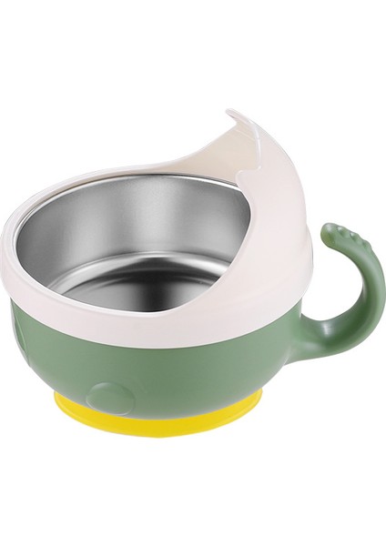 Tıpalı Çocuk Paslanmaz Çelik Bulaşık Yıkama Kabı, Dökülme Önleyici Kase, Bebek Bağımsız Beslenme, Ek Gıda Kabı, Bebek Eğitim Kabı (Yurt Dışından)