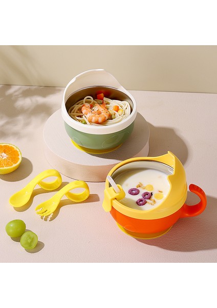 Tıpalı Çocuk Paslanmaz Çelik Bulaşık Yıkama Kabı, Dökülme Önleyici Kase, Bebek Bağımsız Beslenme, Ek Gıda Kabı, Bebek Eğitim Kabı (Yurt Dışından) fiyatları